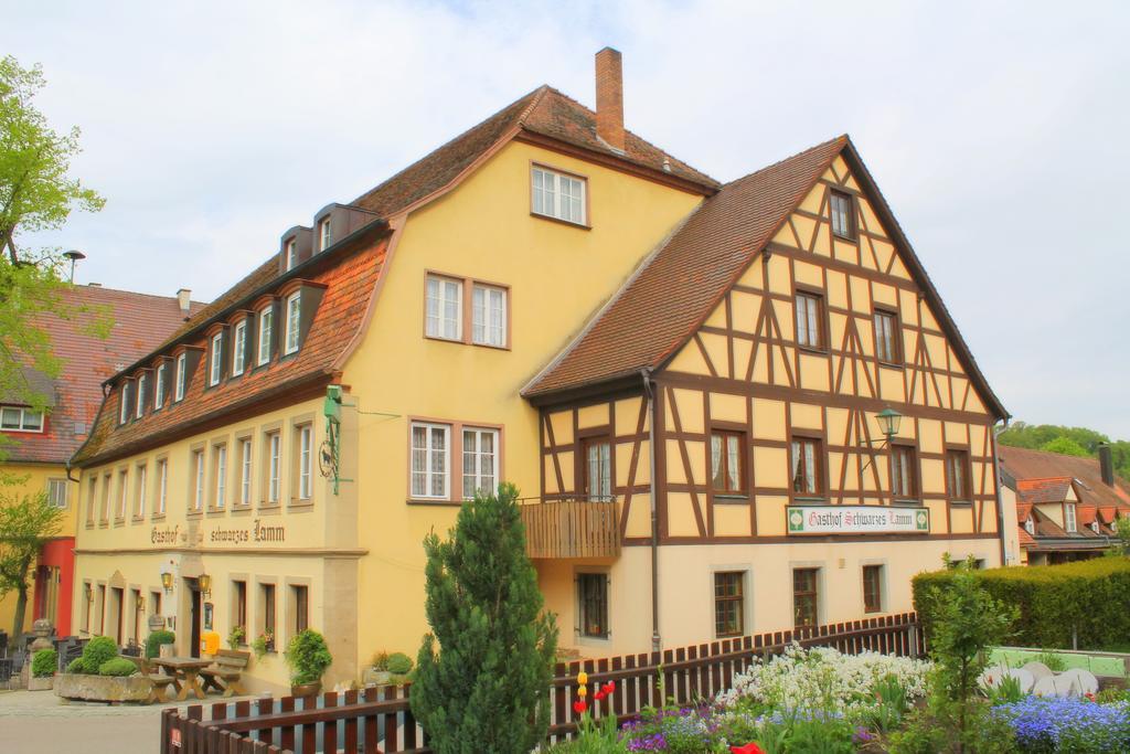 Schwarzes Lamm Rothenburg ob der Tauber Exterior foto