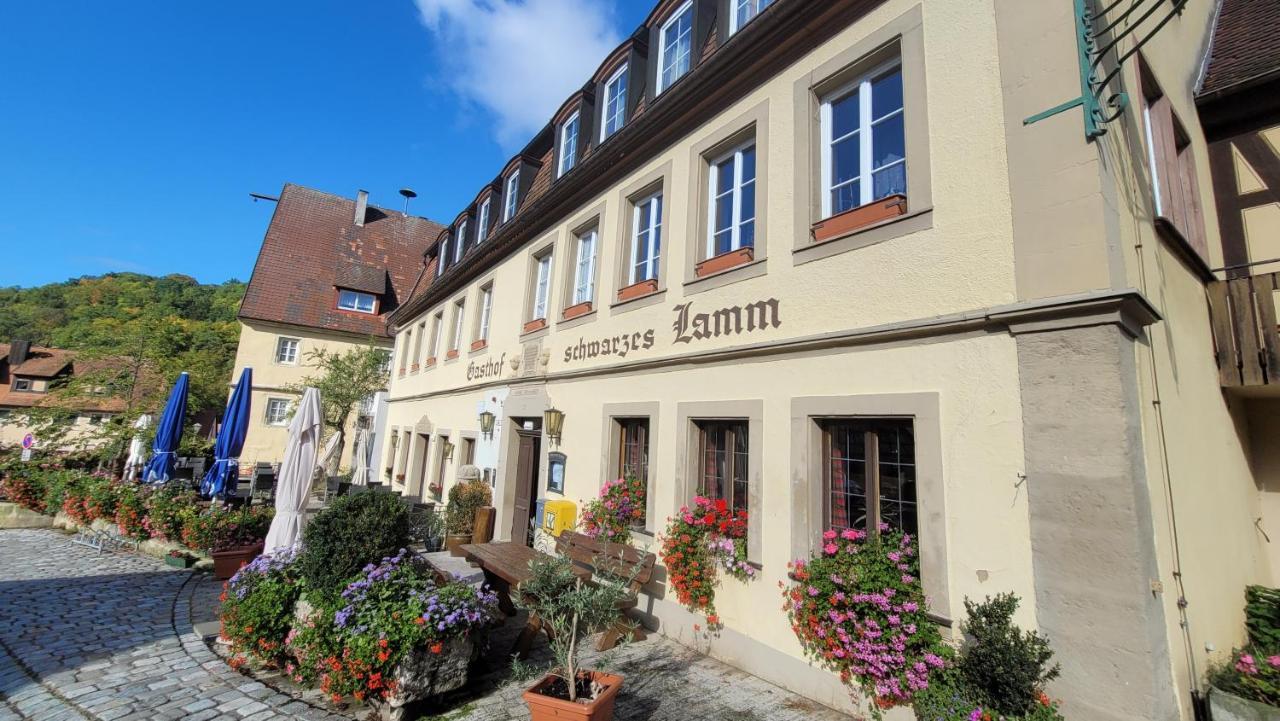 Schwarzes Lamm Rothenburg ob der Tauber Exterior foto