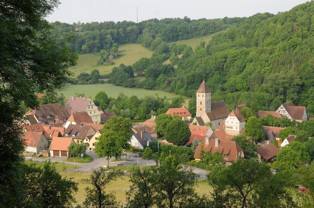 Schwarzes Lamm Rothenburg ob der Tauber Exterior foto