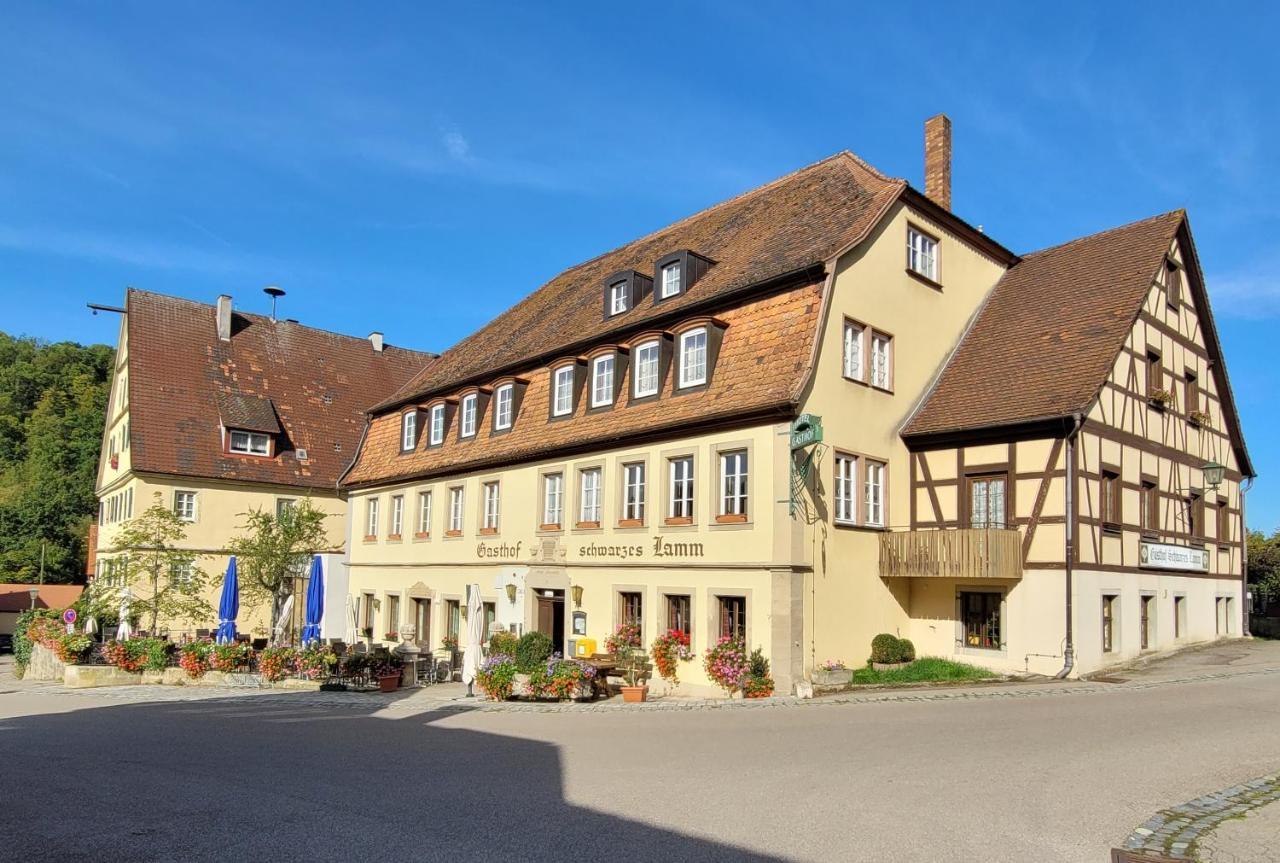 Schwarzes Lamm Rothenburg ob der Tauber Exterior foto